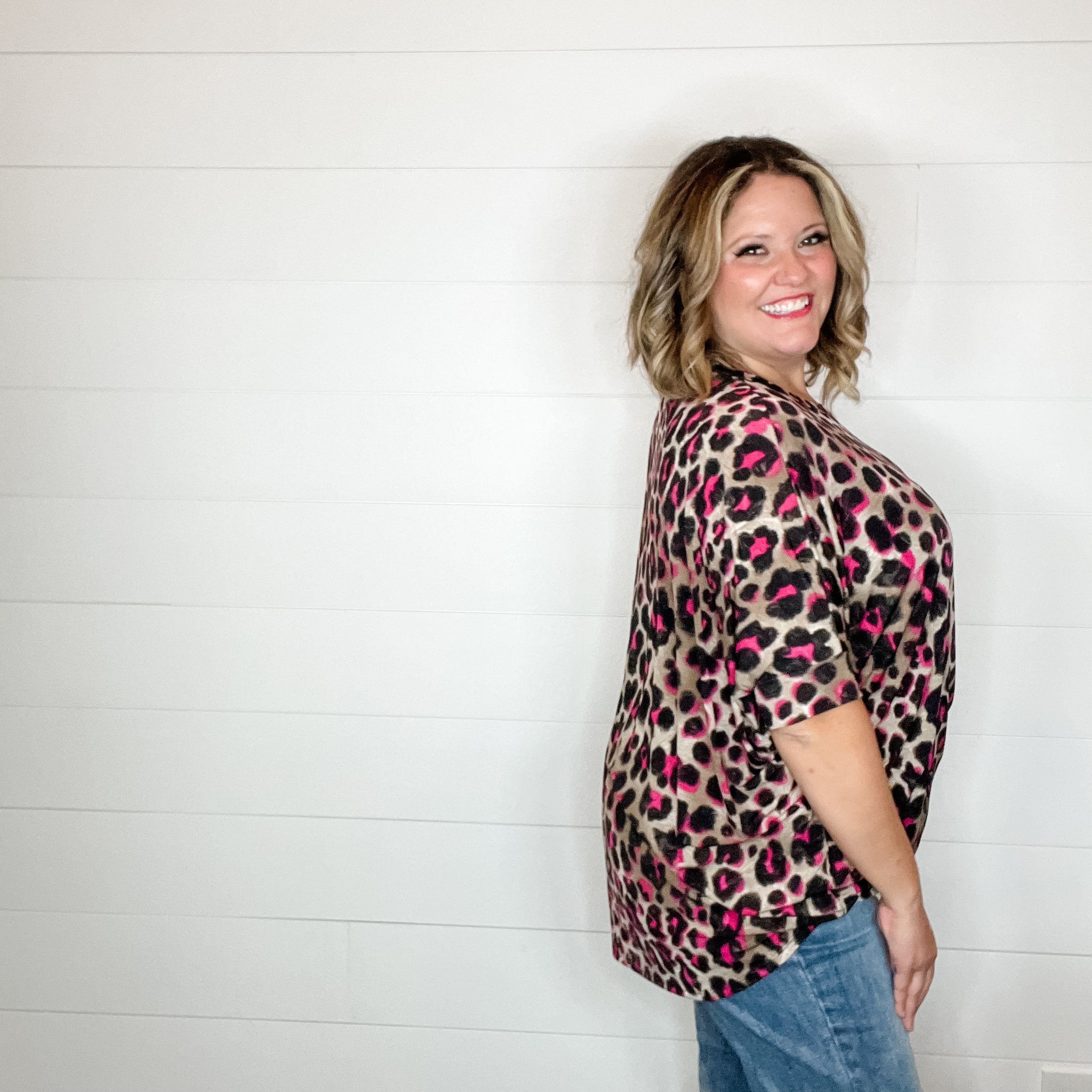 "You Did What" Animal Print Dolman Style-Lola Monroe Boutique