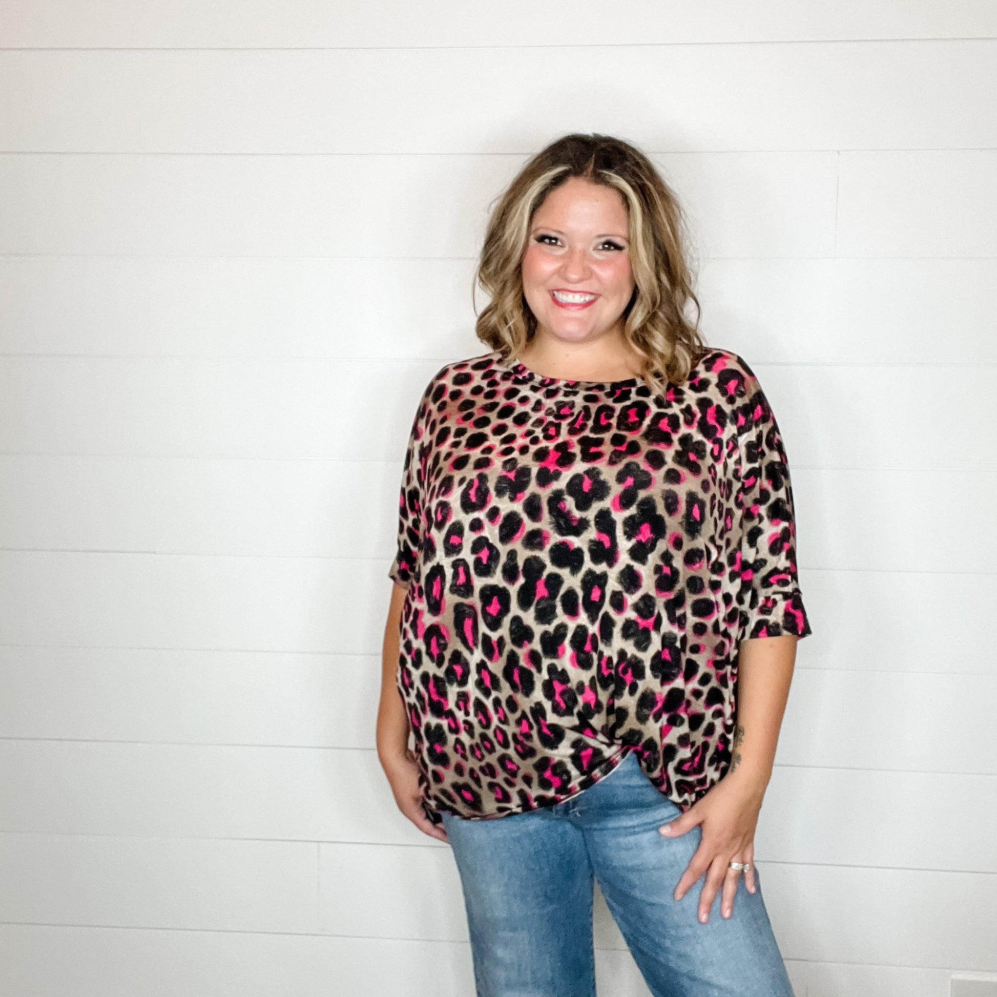 "You Did What" Animal Print Dolman Style