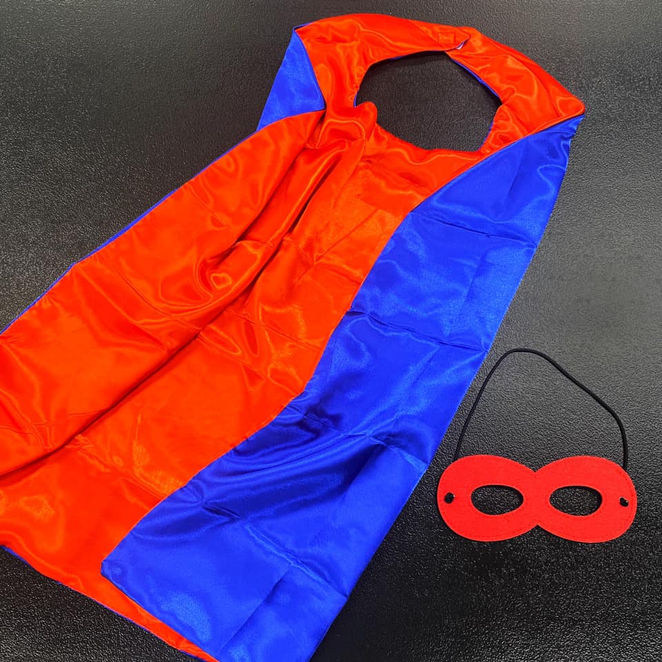 Reversible Super Hero Cape Set ( Multiple Colors)-Lola Monroe Boutique