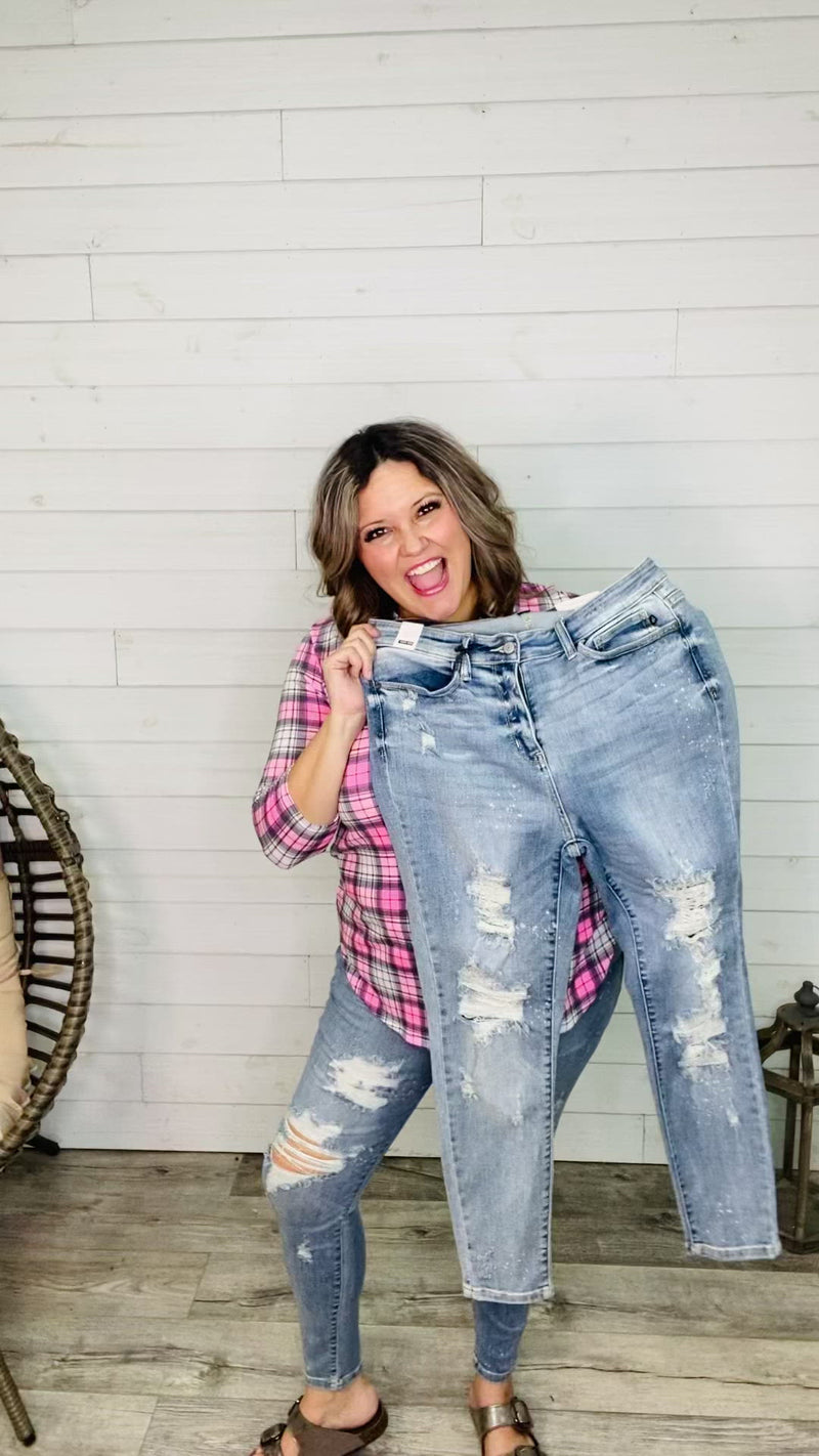 Judy Blue "Magically Delicious" Destroyed Skinny Jeans