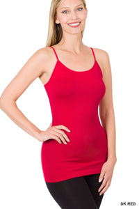 Seamless Adjustable Strap Cami (Multiple Colors)