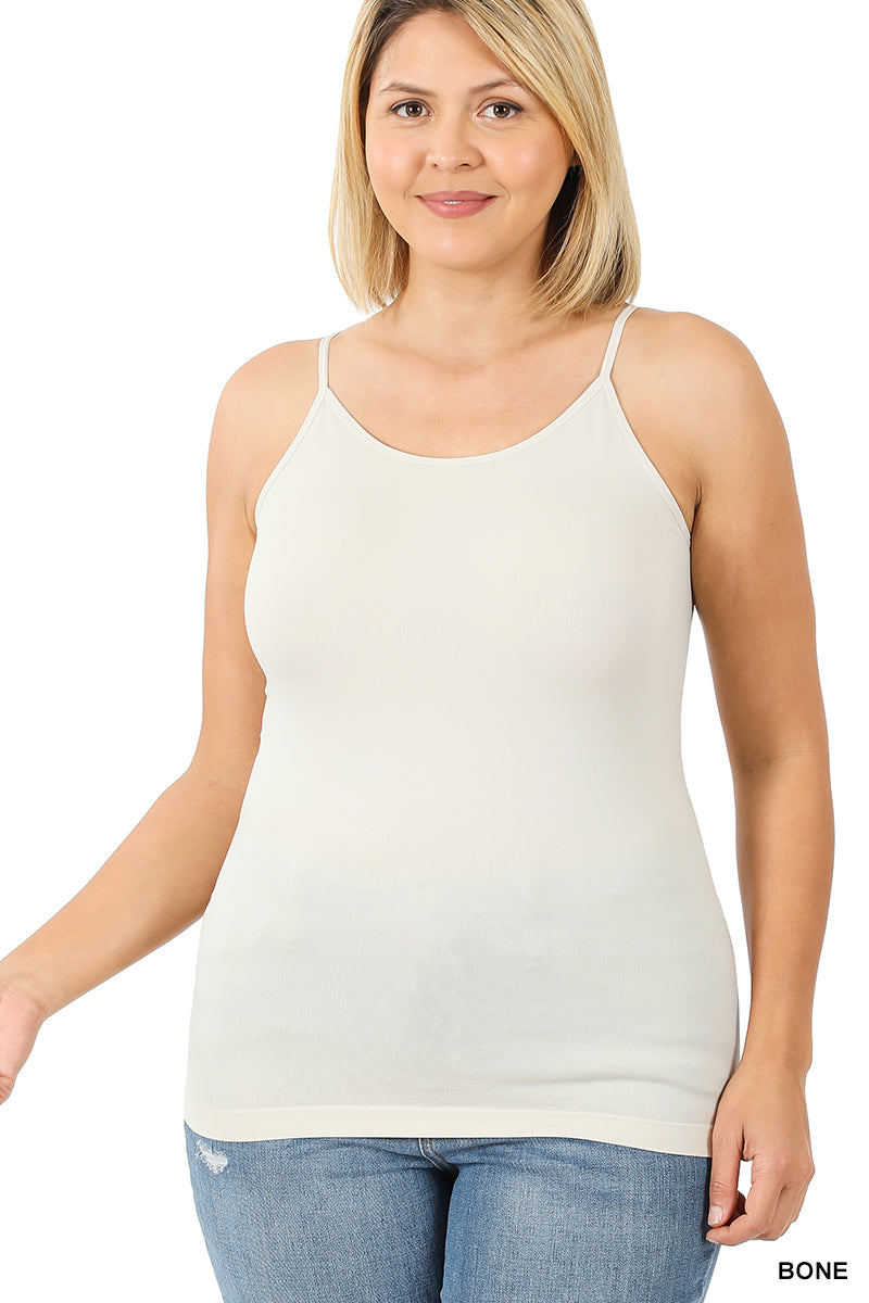 Seamless Adjustable Strap Cami (Multiple Colors)