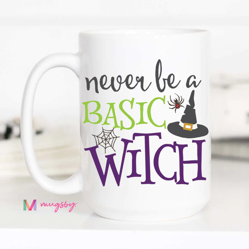 "Basic Witch" 15 ounce Coffee Mug (2 Options)