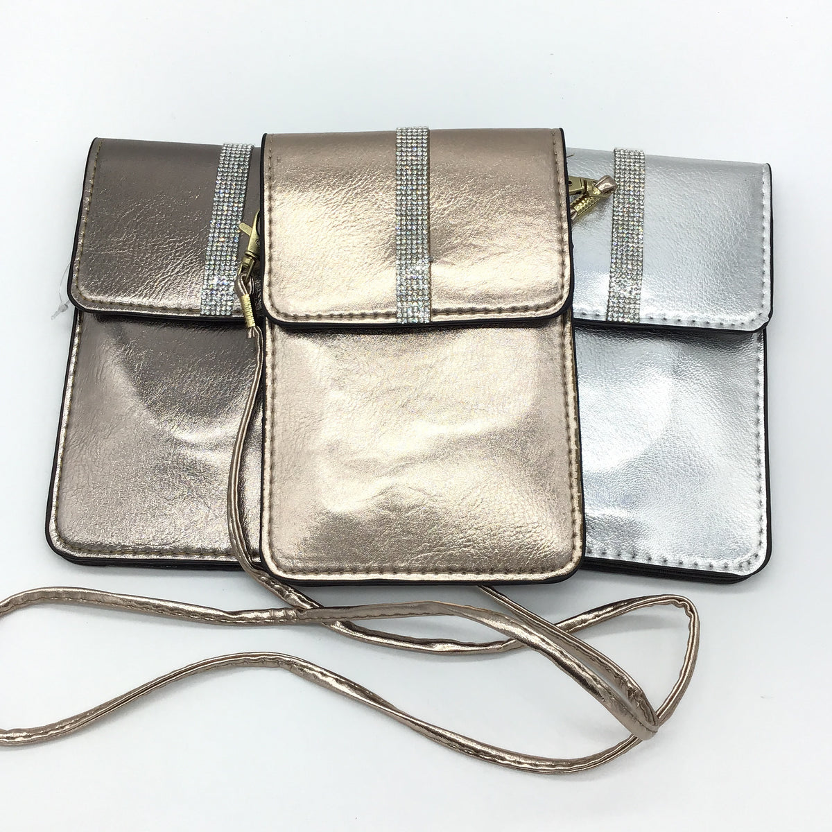 Phone Window Cross Body Bag with Bling-Lola Monroe Boutique