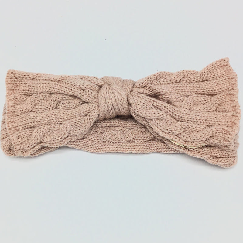 Twisted Knot Front Knitted Headband-Lola Monroe Boutique