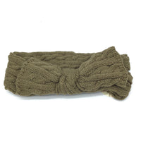 Twisted Knot Front Knitted Headband-Lola Monroe Boutique