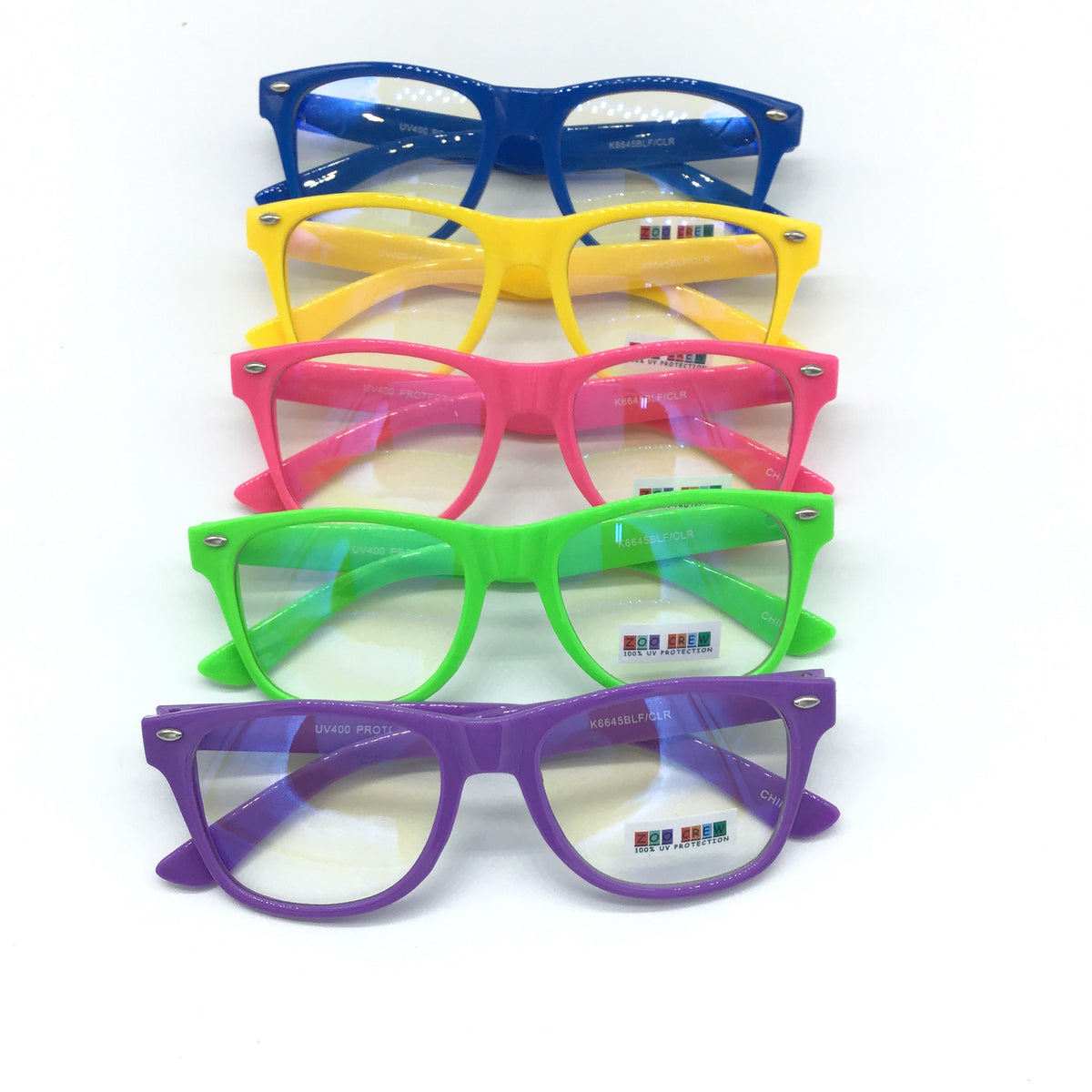 Kids Horned Rim Blue Light Glasses (Multiple Colors)