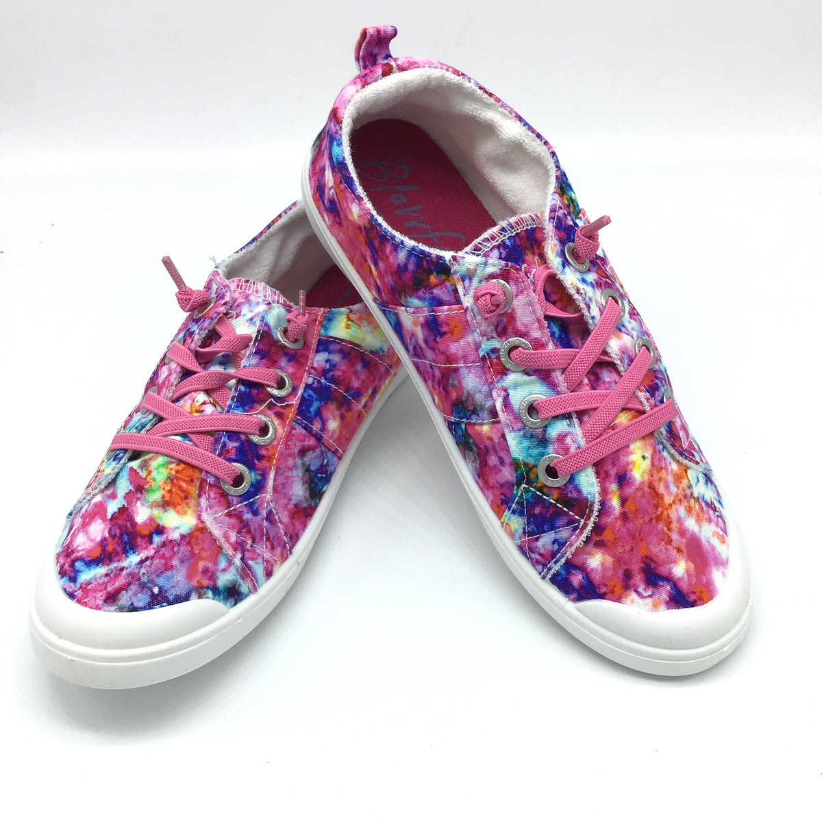 Blowfish Slip On "Vegas Baby" Sneaker (Hot Pink Milkway) Kid Sizes 13 - 5