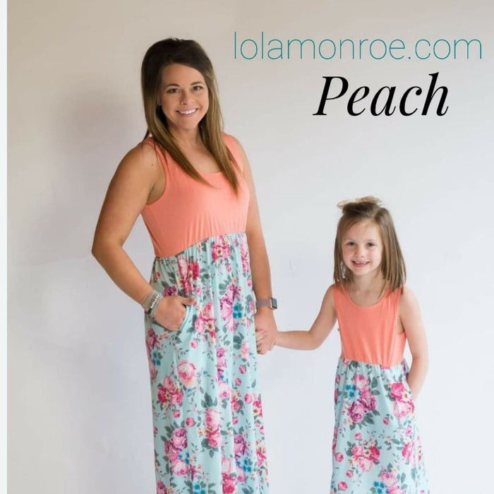 Pre-Sale Mommy & Me Tank Dresses (Multiple Colors)-Lola Monroe Boutique