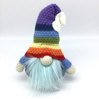 Knit Rainbow Gnomes ( Blue or Purple)-Lola Monroe Boutique