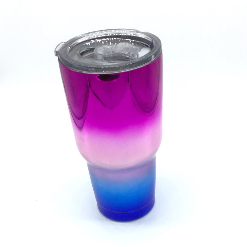 30 Ounce Stainless Iridescent Tumbler (Multiple Colors)-Lola Monroe Boutique