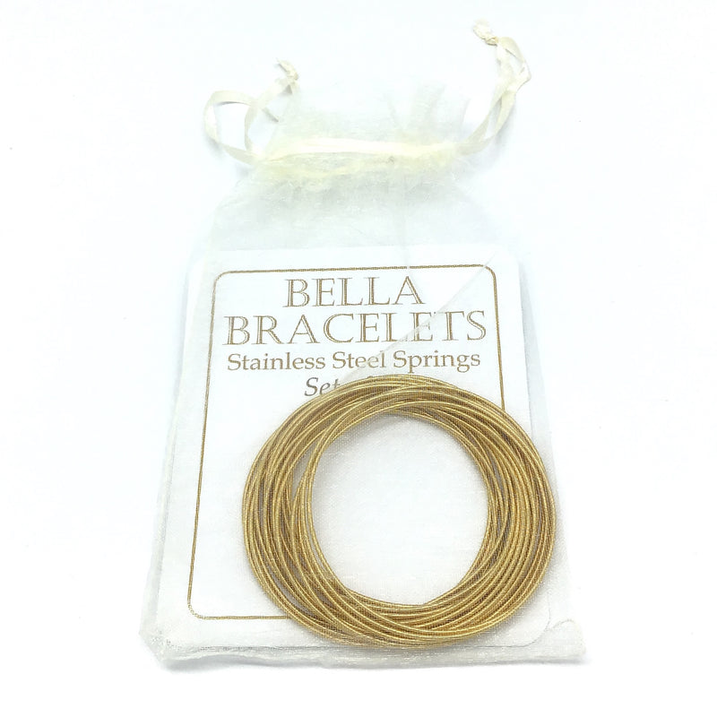 Stainless Steel Spring Bracelets (Multiple Metals)-Lola Monroe Boutique