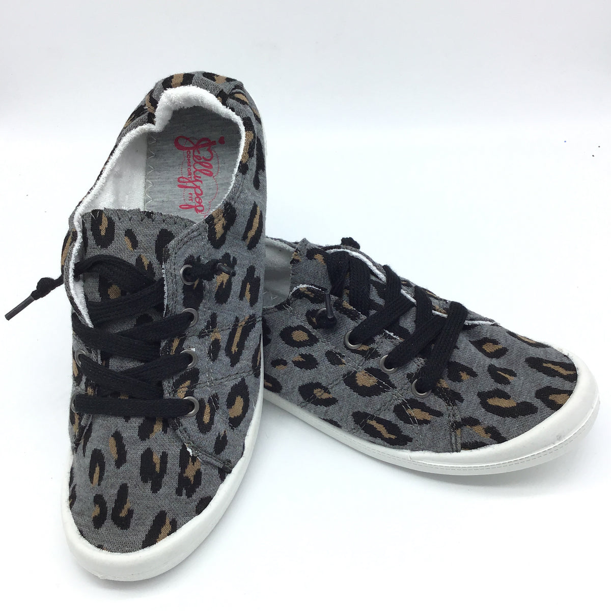 Jellypop "Dallas" Slip on Sneaker (Leopard/Grey)