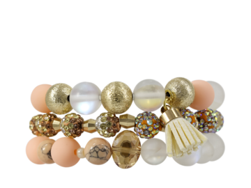 Erimish Pave Beads & Druzy Bracelets (Multiple Colors)-Lola Monroe Boutique