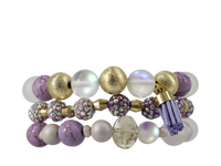 Erimish Extended Sizing Pave Beads & Druzy Bracelets (Multiple Colors)-Lola Monroe Boutique