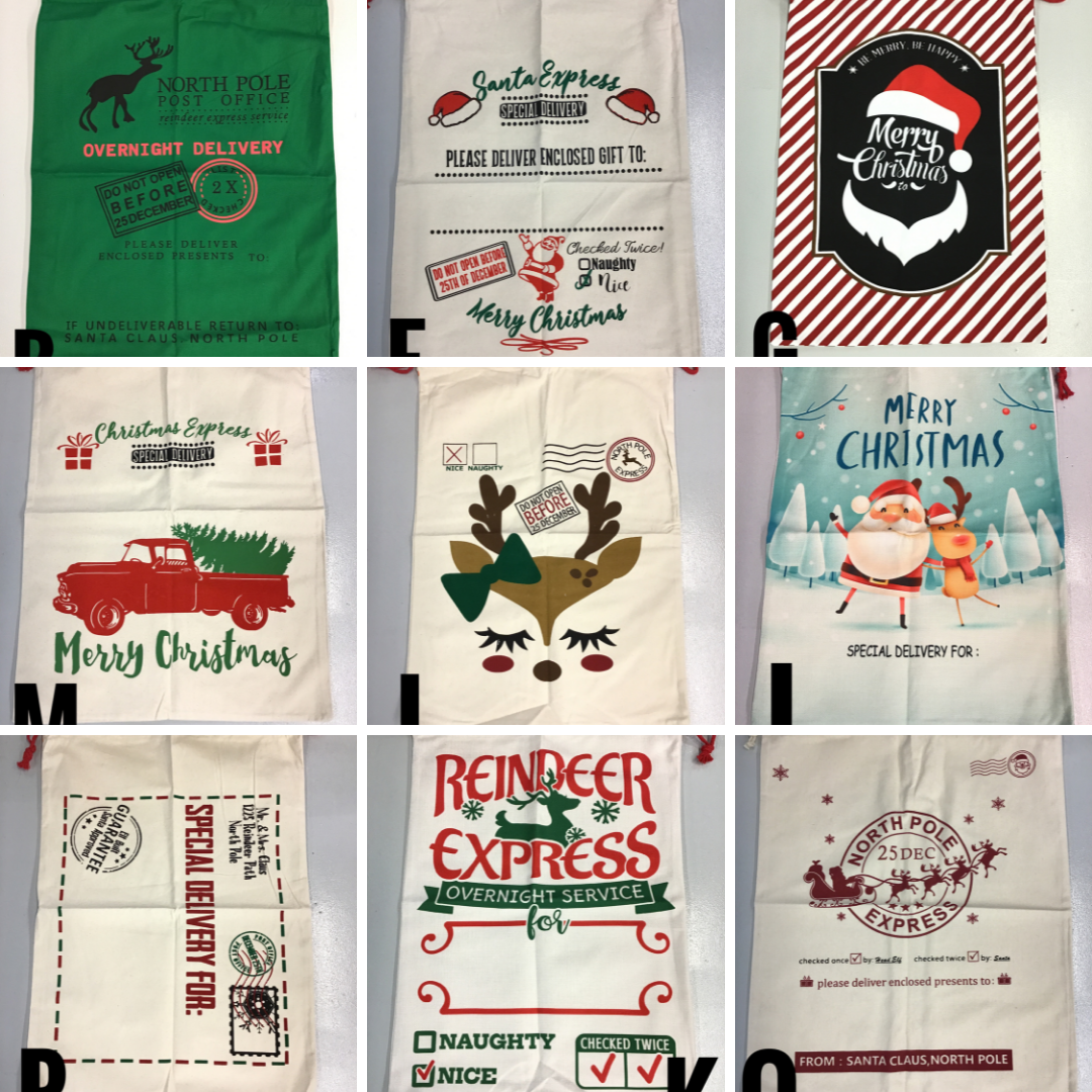 Santa Sacks (Multiple Prints)