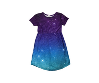 Peyton Tunic Dress with Pockets (Galaxy)-Lola Monroe Boutique