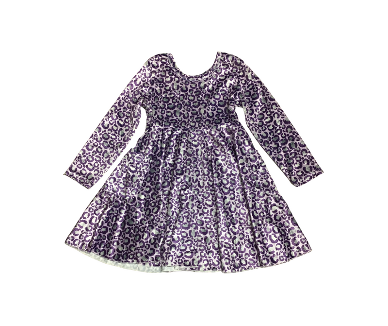 VELVET Peyton Long Sleeve Tunic Dress with Pockets (Leopard)-Lola Monroe Boutique