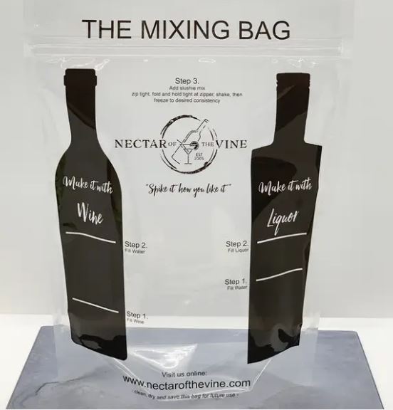 Reusable Wine Slushie Mixing Bag-Lola Monroe Boutique