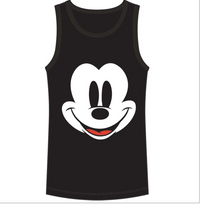 Disney Unisex Sizing Mickey Mouse Face Tank Top-Lola Monroe Boutique