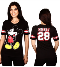 Junior Sizing Disney Mickey Mouse Varsity Shirt-Lola Monroe Boutique