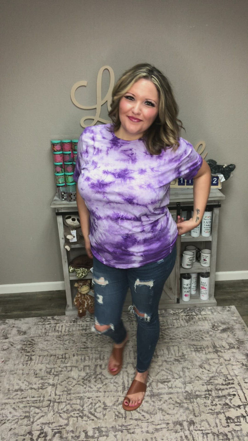 Hand Dyed Tie Dye Tees