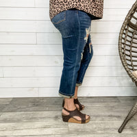 Judy Blue “Harvest Festival” cropped straight leg jeans