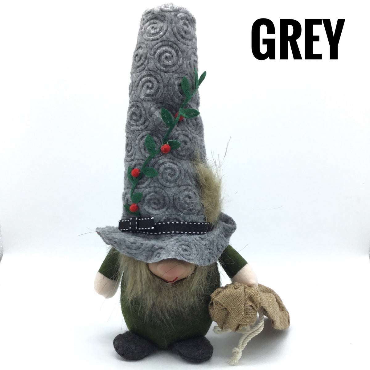 Solid Face Gnomes with Burlap Bag (Multiple Options)