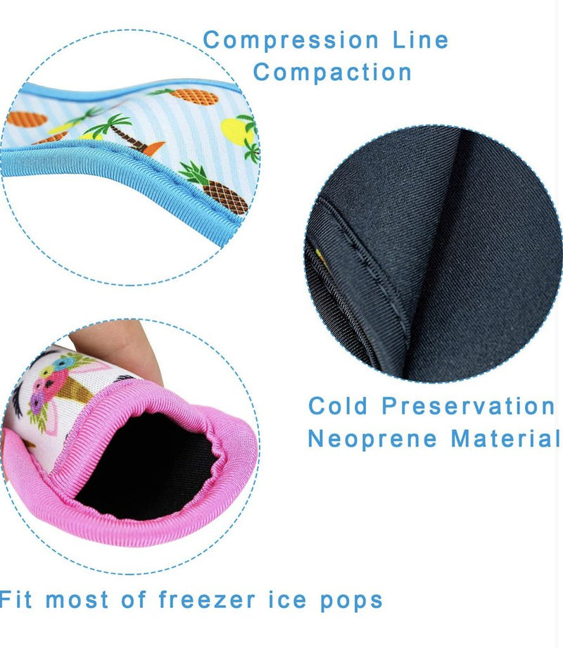 Freezer Pop Neoprene Sleeves (Multiple Patterns)-Lola Monroe Boutique