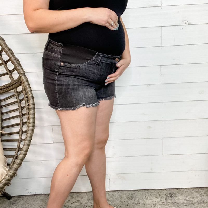 Bloom by Judy Blue "Light My Fire" Maternity Shorts