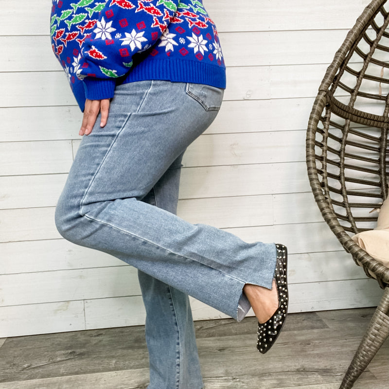 Judy Blue "Party in the Front" Tummy Control Bootcut Jeans
