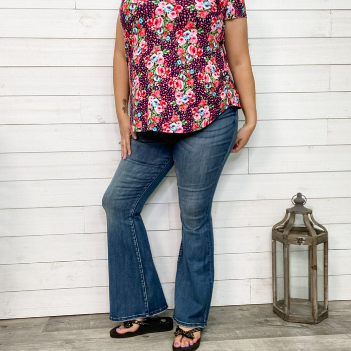 Judy Blue "Giddy Up" Fit and Flare Jeans