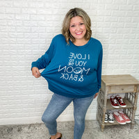 To The Moon and Back Lightweight Sweatshirt