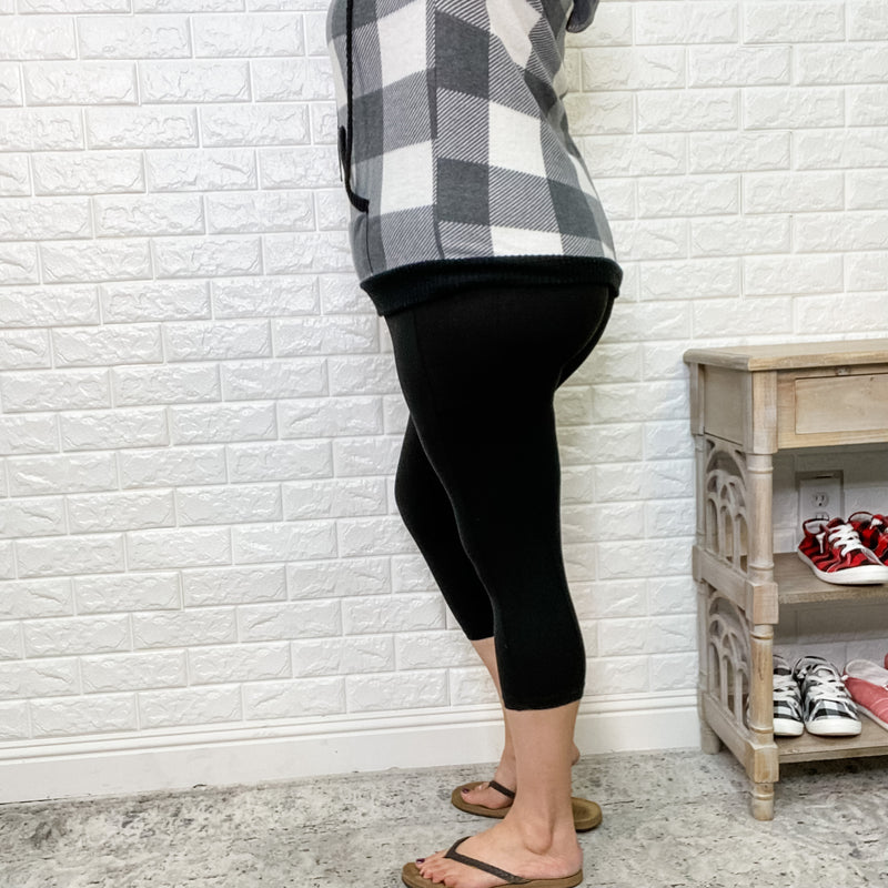 Zenana Capri Cropped Leggings Yoga Pants Cotton Stretch STORE