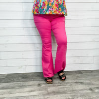 Judy Blue "She Gone Country" Hot Pink Flares