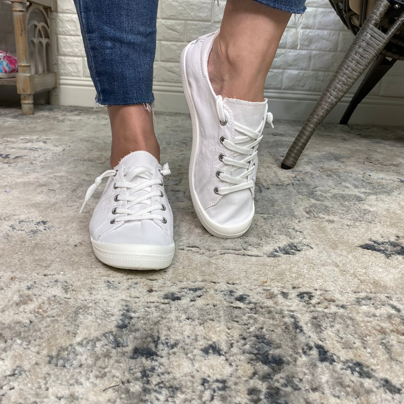 Custom Sneakers (Solid White)
