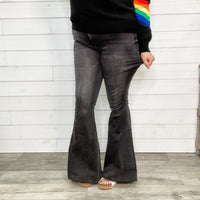 Judy Blue Storm Chaser Black Flares (32 inch inseam)