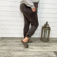 Acid Wash Drawstring Joggers with Pockets (Multiple Colors)