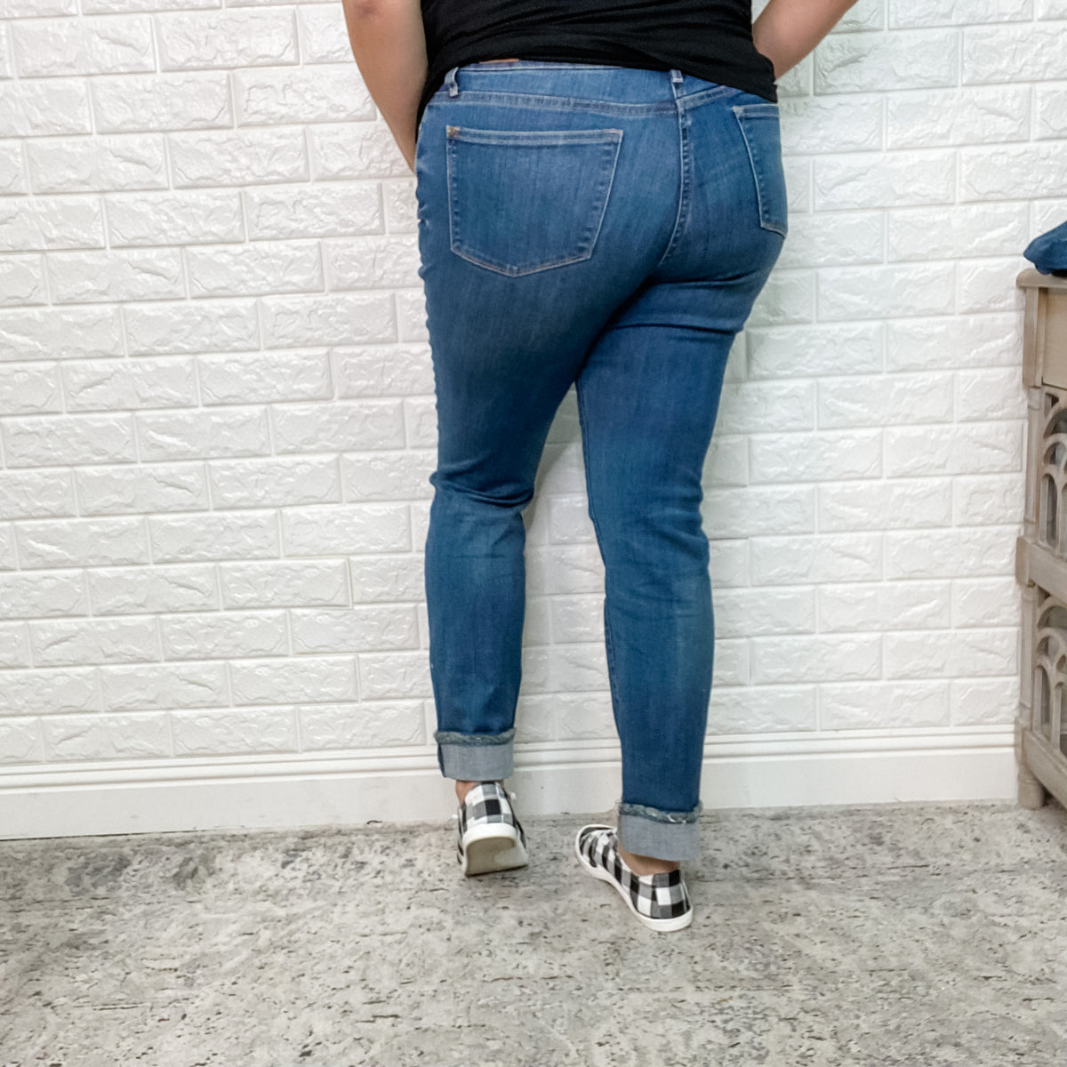 Judy Blue Daddy Long Legs Long Inseam Boyfriend Jeans – Lola Monroe  Boutique