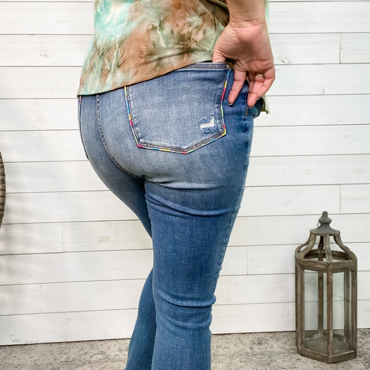 Judy Blue Rainbow Thread Skinny Jeans – Lola Monroe Boutique