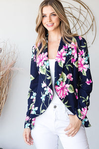 "Get to The Point"  Floral Blazer